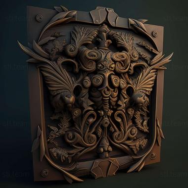 3D model Dark Gates game (STL)